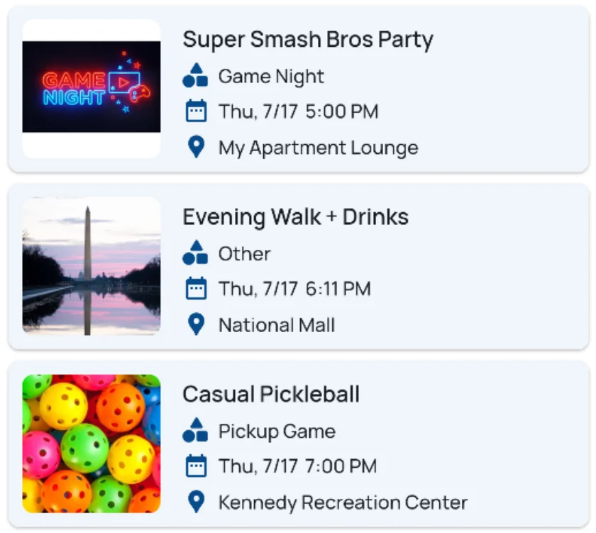 AI event ideas on Spur Social